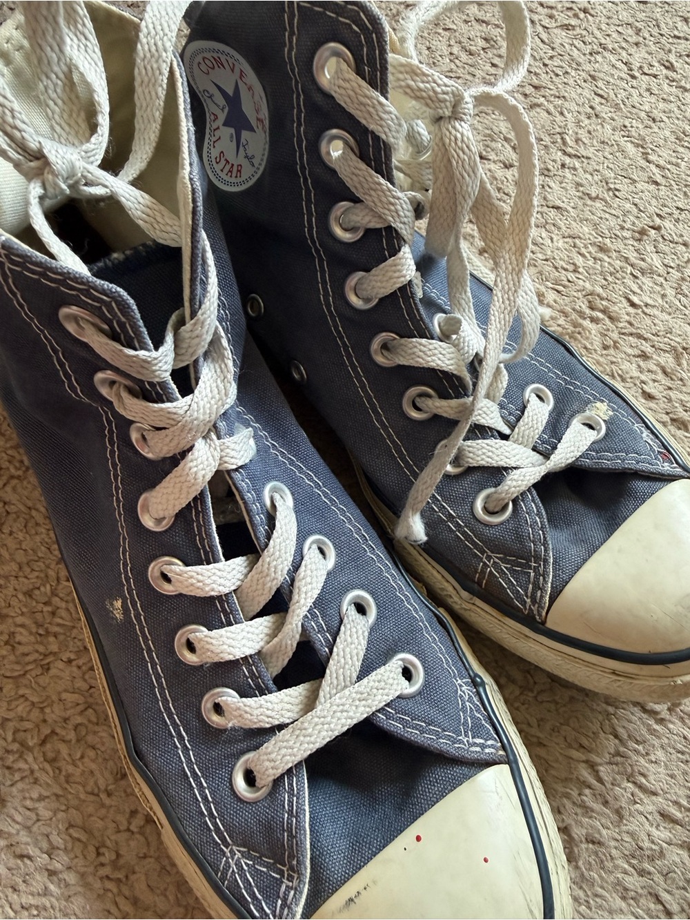 Converse Chuck Taylor All Star High Tops Size 8.5 Women’s Navy Blue